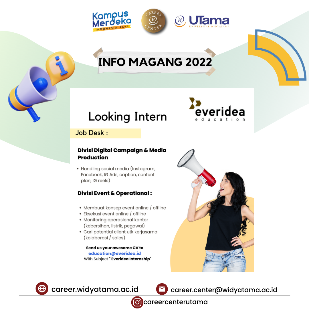 Info Magang Career Center Universitas Widyatama