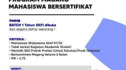 PROGRAM MAGANG MAHASISWA BERSERTIFIKAT (PMMB)  BATCH I TAHUN 2021