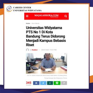 Universitas Widyatama PTS No 1 Di Kota Bandung Terus Didorong Menjadi Kampus Berbasis Riset