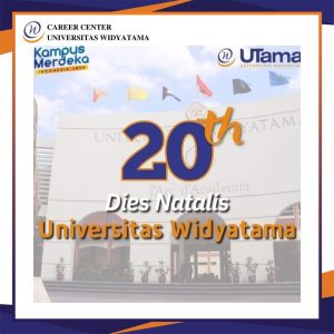 Selamat ulang tahun kepada Universitas Widyatama yang ke-20 tahun
