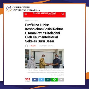 Prof Nina Lubis: Kesholehan Sosial Rektor UTama Patut Diteladani Oleh Kaum Intelektual Sekelas Guru Besar