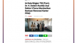 Ini Kata Brigjen TNI (Purn). Dr. H. Dedem Ruchlia Usai Rektor UTama Memberikan Bantuan Renovasi Kantor PPAD