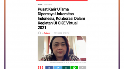Pusat Karir UTama Dipercaya Universitas Indonesia, Kolaborasi Dalam Kegiatan UI CISE Virtual 2021