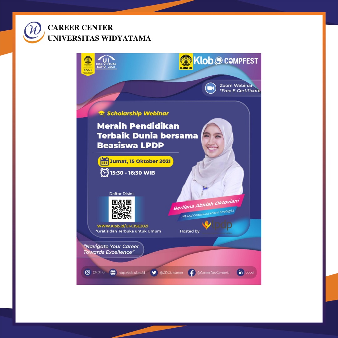 Collaboration Career Center Universitas Widyatama With Career 