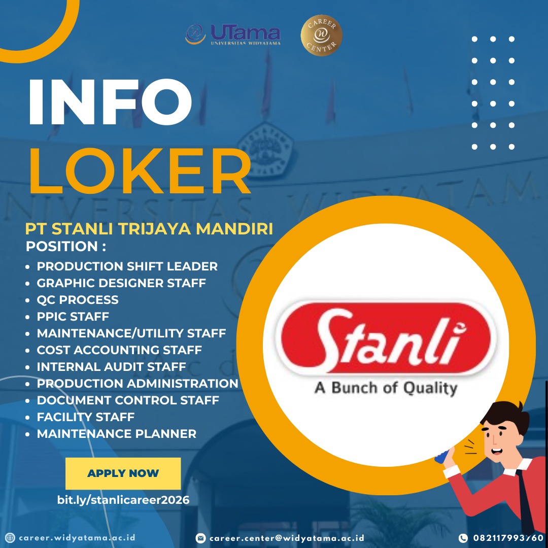 Stanli Roti INFO LOKER - PT Stanli Trijaya Mandiri - Career Center Universitas ...